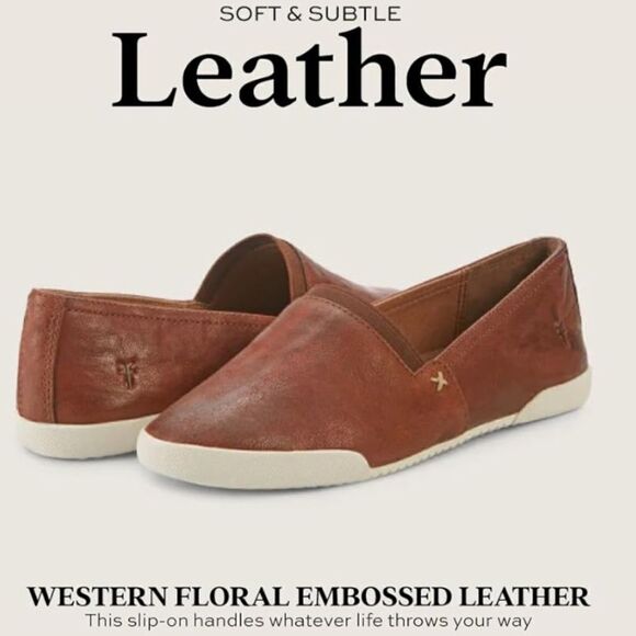 Frye Melanie Slip On Shoes Crafted from Premium Leather in Size 8M - Picture 2 of 16